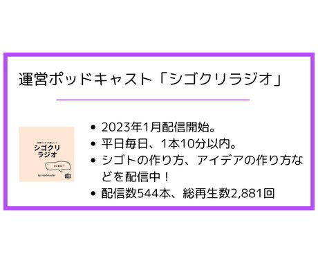 初心者向けポッドキャスト番組の始め方教えます 現役ポッドキャスターのやり方全部教えます イメージ2