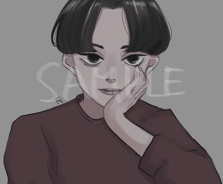 アイコン描きます SNS用アイコンを作成いたします イメージ1