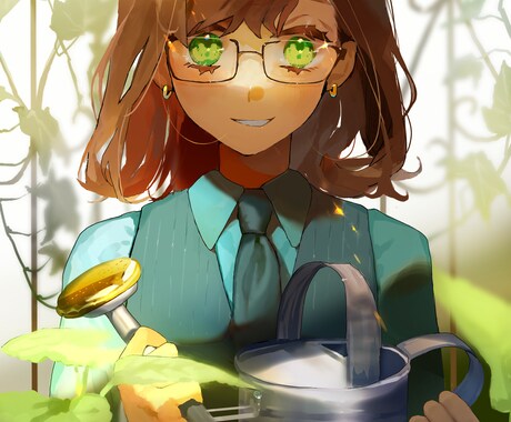 かわいいイラスト制作します SNSアイコン、小説の表紙や挿絵など イメージ1