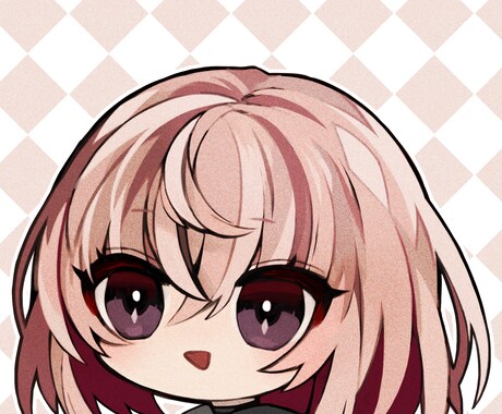 魅力的なかわいいアイコンを作成致します 目を引くキラキラとした瞳を描く事が得意です！ イメージ2
