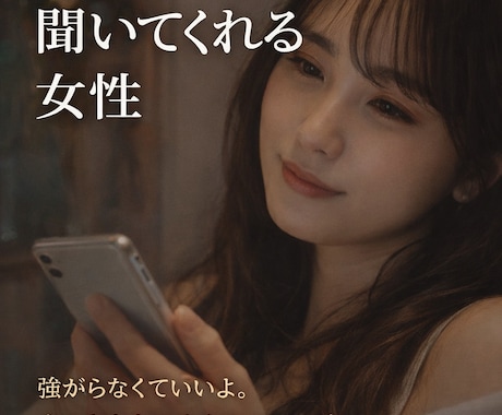 1日メッセージ。寂しい日に、ちゃんと話を聴きます 強がらなくていいよ。あなたの本音、ここで全部受け止めるわ。 イメージ1
