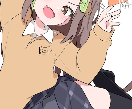 キャラクターイラストを描きます 動画、アイコン、ヘッダー、使いたいところに応じて！ イメージ1