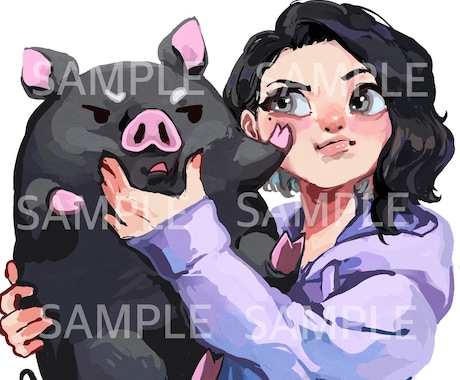 アイコンやイラスト作成承ります 世界で一つだけのイラストは如何ですか？ イメージ2