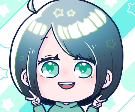 可愛いデフォルメイラスト描きます SNSのアイコンに使えるポップなイラストをお手頃に！ イメージ1