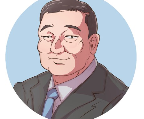 おじさん似顔絵描きます LINEアイコンなどで自分らしさをアピール イメージ2