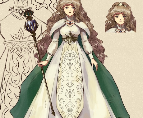 ファンタジーな立ち絵描きます ゲーム・配信・アイコン用にどうぞ！ イメージ2