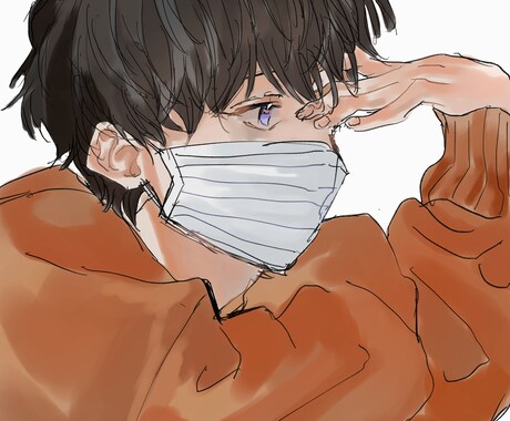 SNSアイコン承ります ポップでクールなイラストで！シンプルなアイコン描きます！ イメージ1