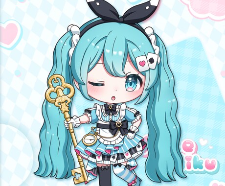 SDイラスト制作します 【商用利用可】アクリルキーホルダー・グッズ制作等 イメージ2