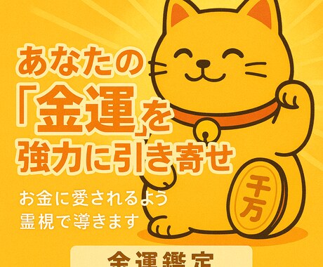 金運が悪い“本当の理由”を霊視で明らかにします お金との縁を視抜き、滞りの原因を解き放つ【金運霊視鑑定】 イメージ1
