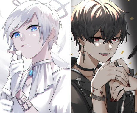 動画用イラストや立ち絵など/イラスト全般描きます かっこいい！かわいい！ぱっと目を惹くイラスト イメージ1