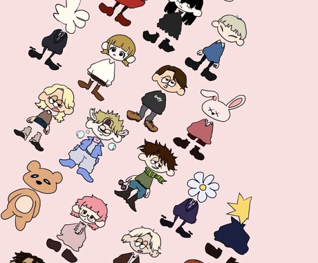 ポップなイラスト作成します イメージ1