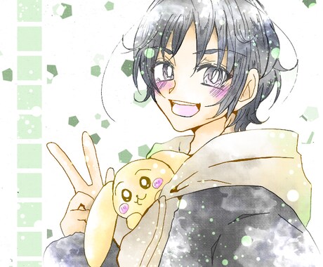 SNS用アイコンイラスト描きます SNS用アイコンイラストの作成をさせていただきます！ イメージ2