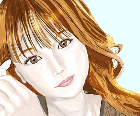 写真を元にデジタルイラストを作成します デジタルイラストで似顔絵を作成します イメージ2