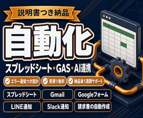 面倒な繰り返し作業をAIとGASで自動化します 毎日30分の手作業を、まとめてゼロにします イメージ1