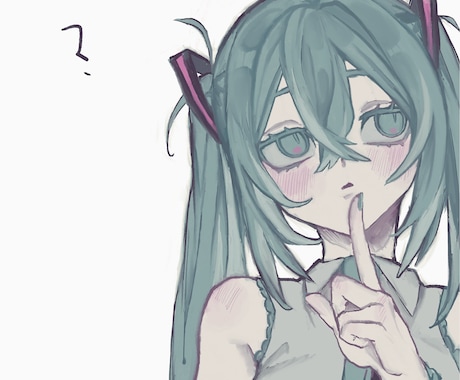 エモいSNSアイコン／歌ってみたサムネイル描きます 【くすみカラー×感情豊かなラフ塗りアイコン】 イメージ2
