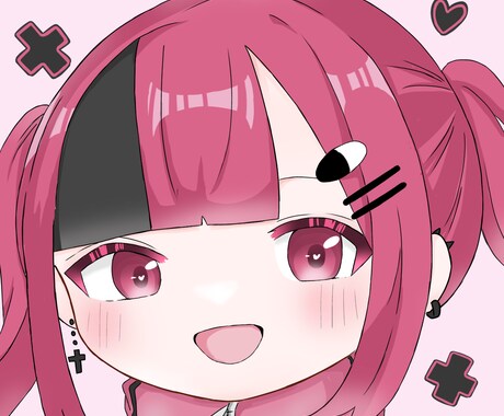 SNS用のアイコン、ヘッダー、一枚絵、お描きします イメージ1