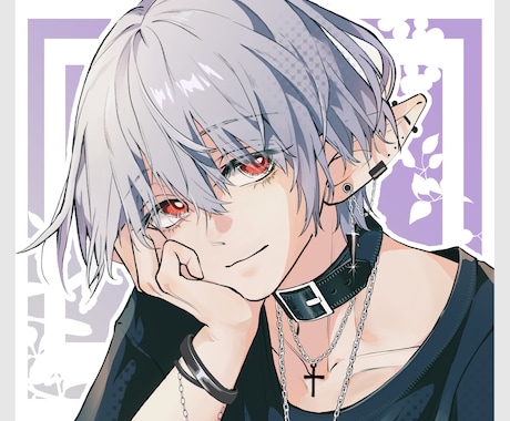9月まで初出品記念♡女性向け男性キャラを描きます イケメン美青年などご希望の雰囲気に合わせて丁寧に制作します。 イメージ2