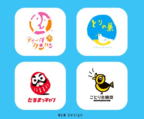 想いを伝えるキャラクターロゴをデザインします 印象的なキャラクターを、プロのデザイナーがご提案いたします。 イメージ2
