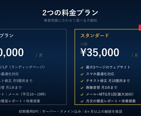 事前デモ無料｜反応を考えて設計するHP制作をします 最大3ページ＋月1MTG＋毎月改善提案。じっくり育てる月額制 イメージ2