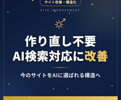LLMO対策！サイトをAI検索対応に改善します イメージ1