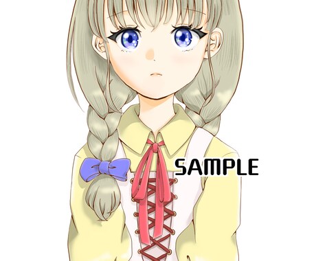 女の子のSNSアイコン作成します 最短即日でアイコンイラスト作成します！ イメージ1