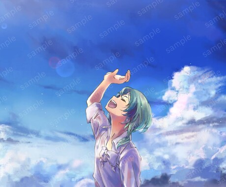 絵柄の振れ幅広めでサムネイラスト描きます キャラの性別不問◎歌ってみたなどの動画用イラストに▹ イメージ2