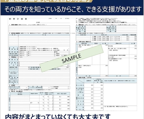 現役銀行員が日本政策金融公庫創業計画を策定します 銀行員×中小企業診断士が起業家をサポート！ イメージ2