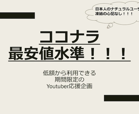 YouTubeのチャンネル登録者数を増やします ココナラ業界最安値！？５００円で１０人登録者数を増やします。 イメージ2