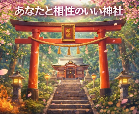 相性のいい神社(パワースポット)を守護霊に聞きます あなたの魂と響き合う神社を守護霊にききます イメージ1