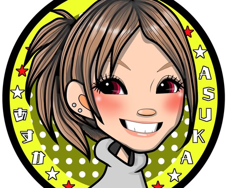似顔絵アイコン制作します SNSアイコンにお困りの方にオススメ！ イメージ1