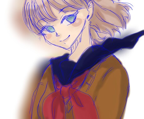 ラフで淡い塗りのイラスト描きます 鑑賞用、SNSアイコン用などにどうぞ イメージ2