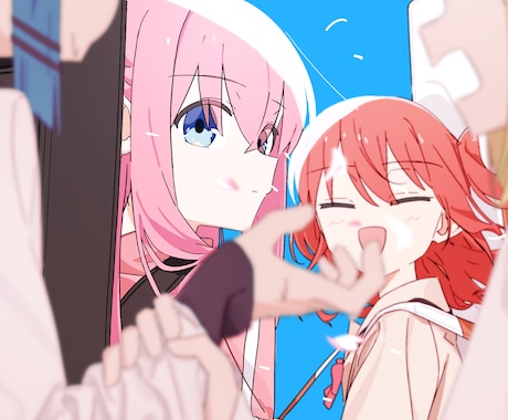 カッコカワイイアニメ調イラスト描きます カッコいいからkawaiiまで イメージ1