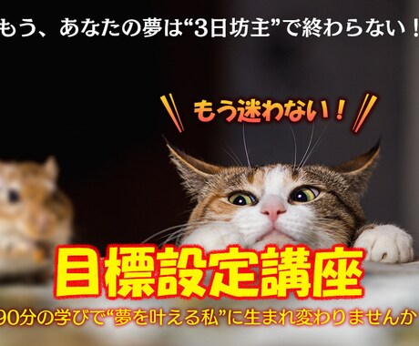 目標設定！理想の自分・夢を叶えるお手伝いをします 24年歴の元英語教師がお届けする超・現実的目標設定術 イメージ1