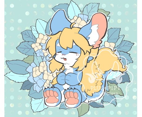 ケモノ、獣人キャラクターのイラストを描きます ふわふわでかわいいイラストが欲しい方へ イメージ2