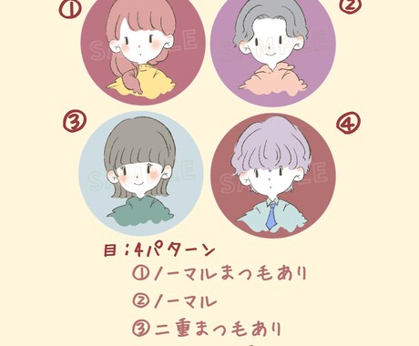 即日納品可！シンプルなアイコンイラスト作成します SNSに使えるゆるっとした似顔絵イラストです♪ イメージ2