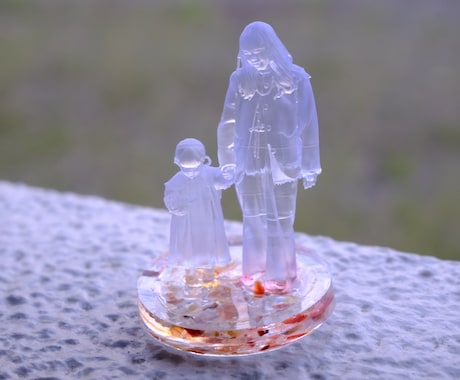 写真からつくる透明フィギュア作ります