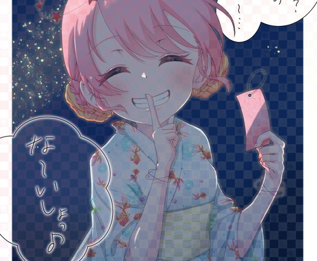 女の子中心にイラスト描きます サムネやアイコンに使える1枚イラストを作成します！ イメージ1