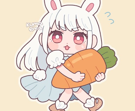 かわいいミニキャラお描きします グッズやアイコン、動画内イラスト等 イメージ2