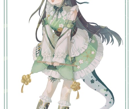 TRPG・配信活動・ゲームの立ち絵制作いたします やわらかい色合いの立ち絵を描きます！ イメージ2