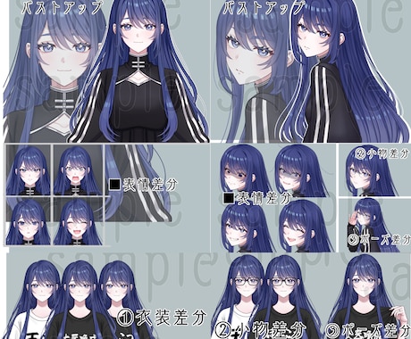 等身キャラのバストアップ描きます あなたのオリジナルキャラクター高クオリティでお届け致します。 イメージ2