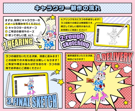 ポップなキャラクターデザイン制作します 商用利用OK!オリジナルキャラクター制作しませんか？ イメージ2