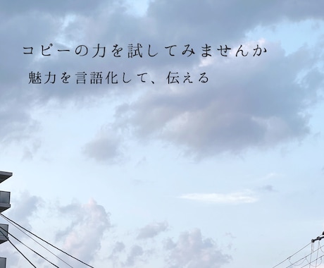 今だけ【限定価格】魅力を伝えるコピーを考えます コピーの力で、魅力を言語化しませんか？ イメージ1