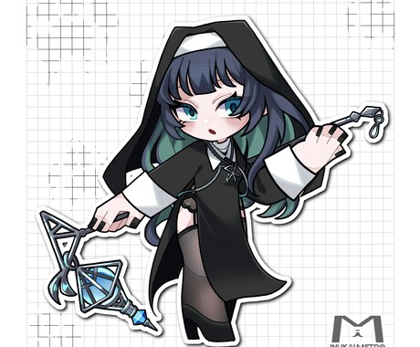 商用利用可！ミニキャラ描きます かわいいデフォルメキャラを全身描写でお届けします！ イメージ2
