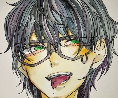 SNSのアイコン描きます SNSで使用されるアイコンを希望に沿って描かせていただきます イメージ2