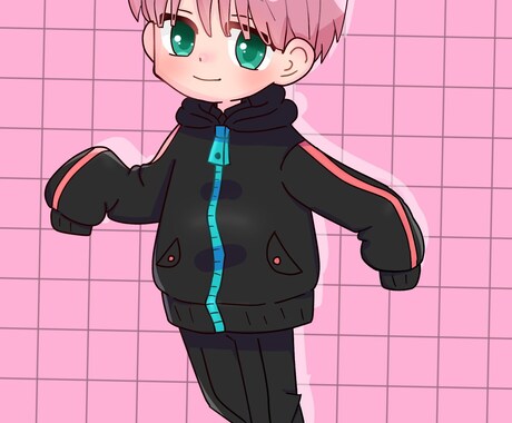 依頼に沿ったイラストを描きます デフォルメキャラ等身キャラやアニメチックなイラストを描きます イメージ2