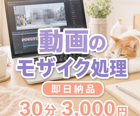 即日納品＆完全匿名でモザイク処理を行います イメージ1