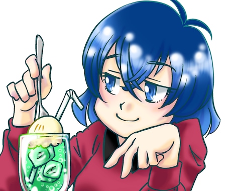 アイコンイラスト描きます アイコンに使えるスタンプ風イラスト。線画に着色。文字入れOK イメージ2