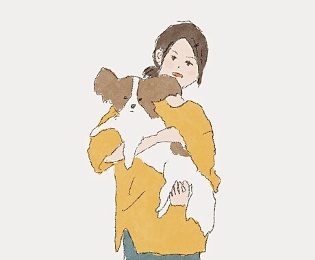 ゆるいタッチで大切なペットのイラスト描きます 大事なペットのイラストを、心を込めて描きます！ イメージ2