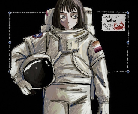 淀んだ色彩の世界を描きます ガサガサで少しダークでアンニュイな雰囲気 イメージ2