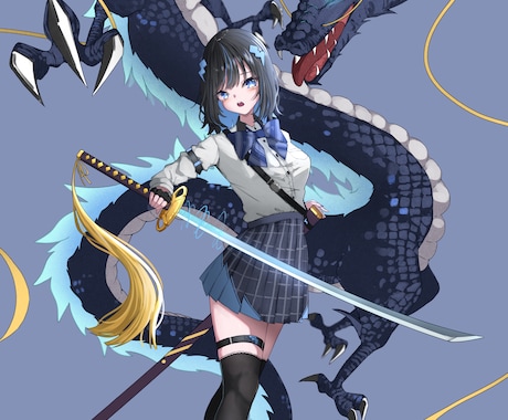 立ち絵、一枚絵を好み通りに描きます 細かい指定にも対応します。納品最短５日！ イメージ2